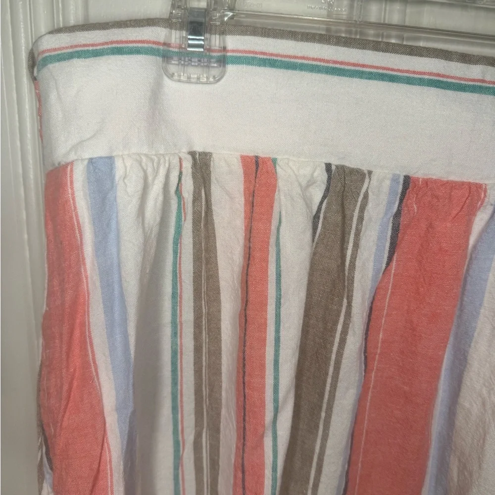 Time and Tru Multicolor Striped Midi Skirt - Size XXL (20) - Picture 5 of 5